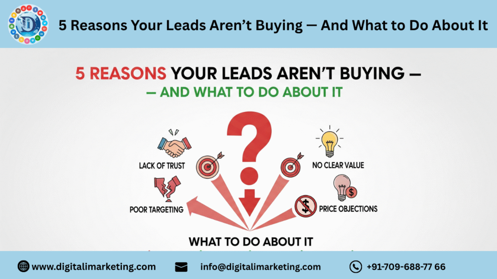5 Reasons Your Leads Arent Buying — And What to Do About It