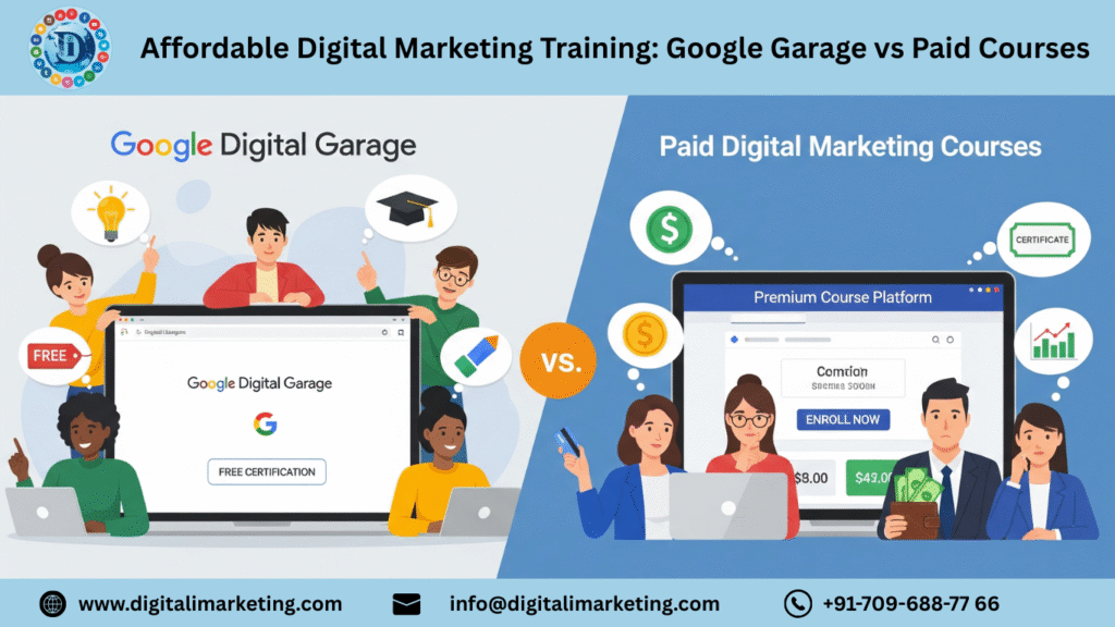 Affordable Digital Marketing Training: Google Garage vs Paid Courses 1 Affordable Digital Marketing Training Google Garage vs Paid Courses