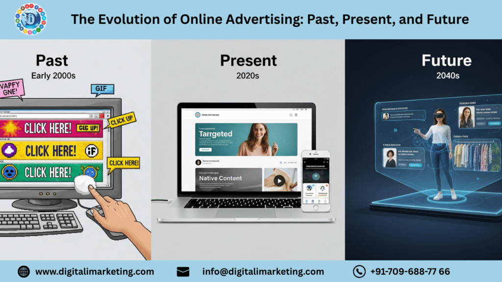 The Evolution of Online Advertising: Past, Present, and Future