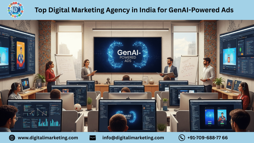 Top Digital Marketing Agency in India for GenAI Powered Ads